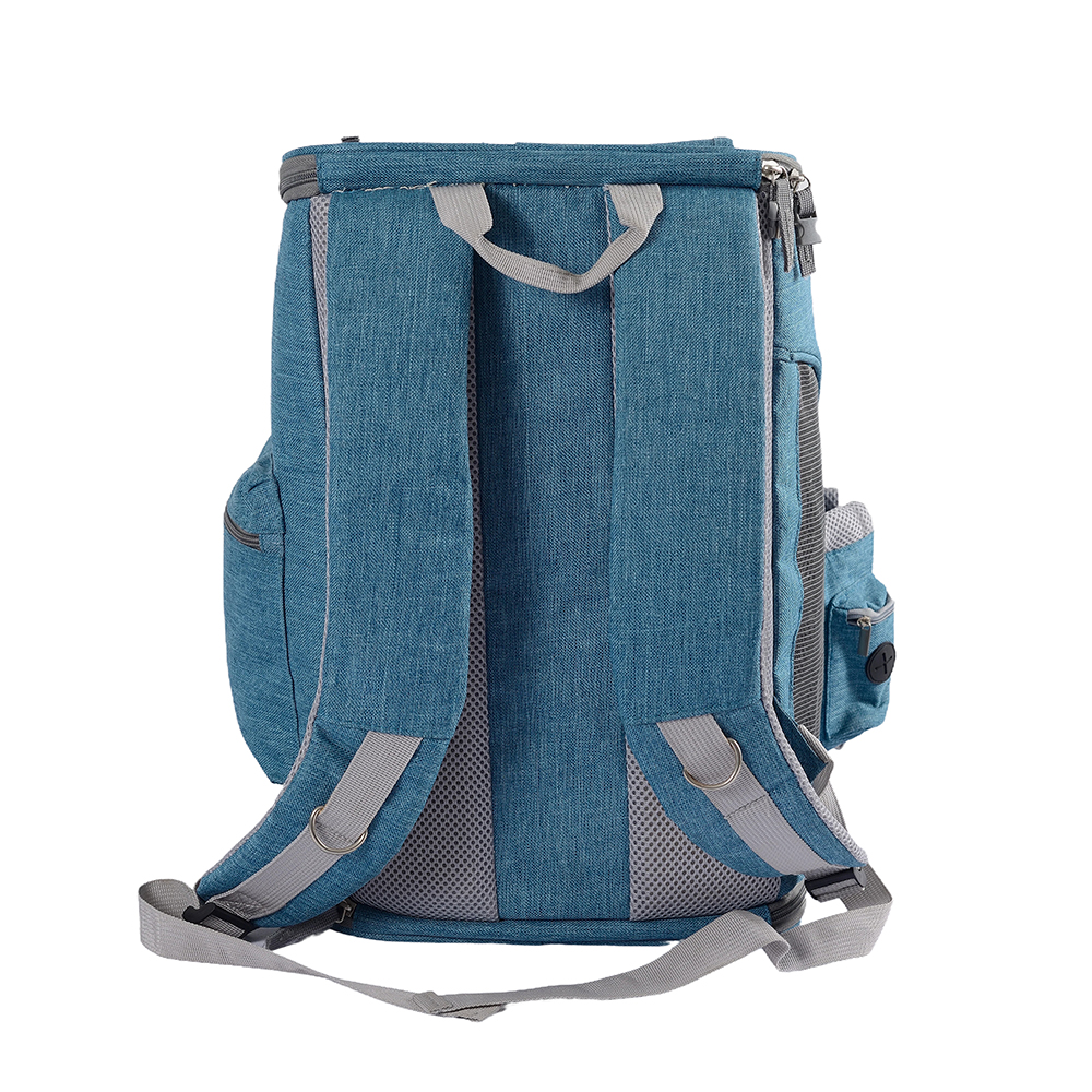Tacaíocht láidir backpack iompróra peataí beag cás acmhainne mór breathable do chait & madraí