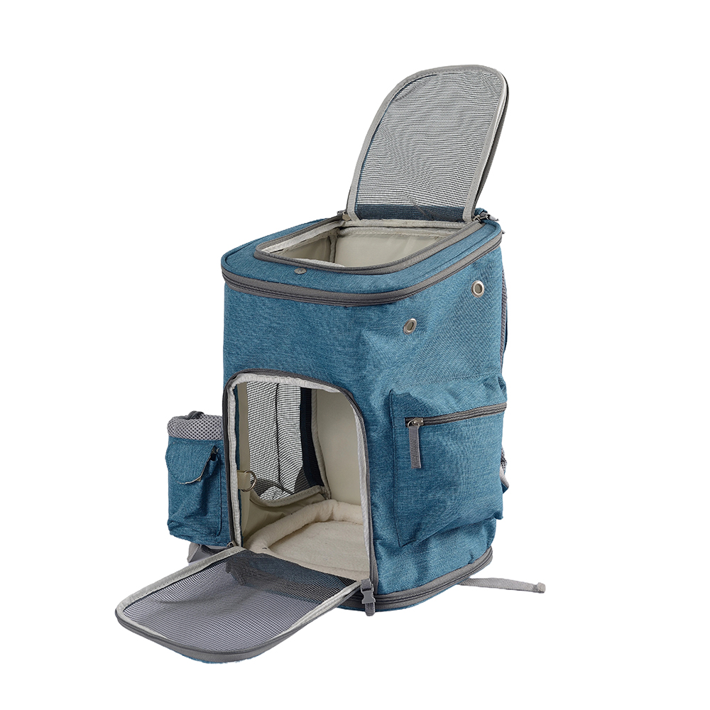 Iompróir Peataí Oxford backpack Taisteal Cat BreathablePuigeanna beaga