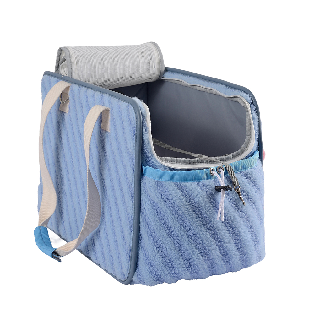 eagraí beag lasmuigh mála iompróra peataí breathable agus iniompartha
