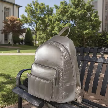 backpack le urrann ríomhaire glúine mála dowm bog le haghaidh saincheaptha mhonarcha gheimhridh